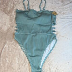 Hilinker Blue One-Piece Swimsuit